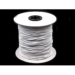 Elastic rotund, ø2 mm - Alb (100 Metri)