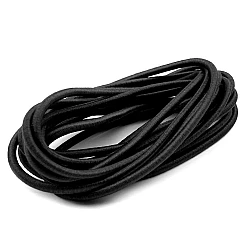Elastic rotund, ø3 mm, 3 m/buc - Negru (1 Buchet)
