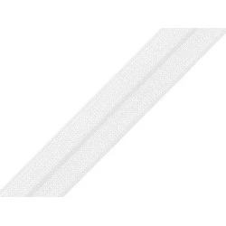 Elastic bias, lățime 16 mm - Alb (25 Metri)
