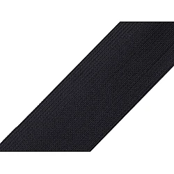 Elastic lat țesut, lățime 40 mm - Negru (25 Metri)