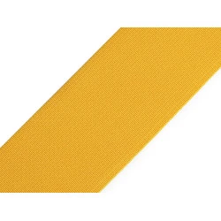 Elastic lat țesut, diverse culori, lățime 50 mm - Galben muștar (25 Metri)