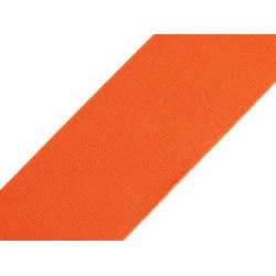 Elastic lat țesut, diverse culori, lățime 50 mm - Portocaliu pumpkin (25 Metri)