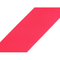 Elastic lat țesut, diverse culori, lățime 50 mm - Roz neon (25 Metri)