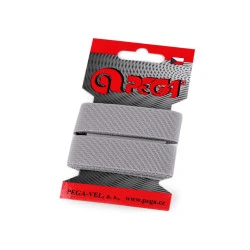 Elastic simplu colorat, lățime 20 mm - Gri neutral (1 Card)