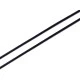 Fir elastic rotund, ø0,8 mm - Negru (1 Bucată) Fir elastic rotund, ø0,8 mm - Negru (1 Bucată)