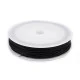 Fir elastic rotund, ø0,8 mm - Negru (1 Bucată) Fir elastic rotund, ø0,8 mm - Negru (1 Bucată)