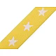 Elastic lat țesut, model steluțe, lățime 20 mm - Gri deschis (1 Metru)