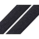 Elastic lat, lățime 19 mm - Negru (1 Metru)