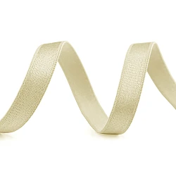 Elastic satinat / bretele sutien, lățime 10 mm - Galben vanilie (25 Metri)