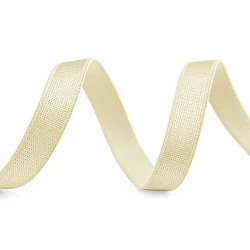 Elastic satinat / bretele sutien, lățime 10 mm - Crem deschis (1 Metru)