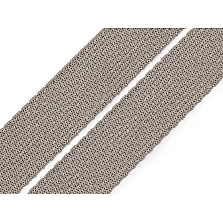 Elastic lat, lățime 20 mm - Gri neutral (1 Metru)