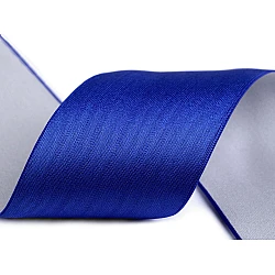 Elastic satinat, lățime 50 mm - Albastru safir (1 Metru)