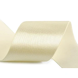 Elastic satinat, lățime 50 mm - Crem deschis (1 Metru)