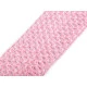 Bandă elastica croșetată tutu, lățime 7 cm - Roșu (1 Metru)