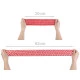 Bandă elastica croșetată tutu, lățime 7 cm - Roșu (1 Metru)