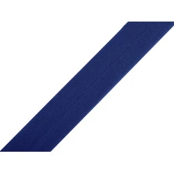 Elastic bias, lățime 20 mm - Albastru delta (1 Metru)