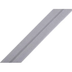 Elastic bias, lățime 20 mm - Gri porumbel (1 Metru)