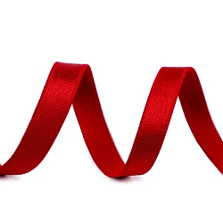 Elastic satinat / bretele sutien, lățime 12 mm - Roșu închis (1 Metru)