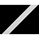Elastic satinat / bretele sutien, lățime 12 mm - Negru (1 Metru)