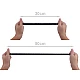 Elastic decorativ, lățime 15 mm - Negru (20 Metri)