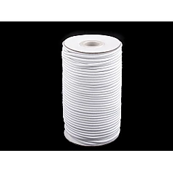 Elastic rotund, ø3 mm - Alb (50 Metri)