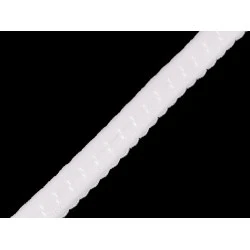 Banda elastica decorativa latime de 10 mm - Alb (18 Metri)