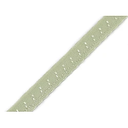 Banda elastica decorativa latime de 10 mm - Verde salvie deschis (18 Metri)