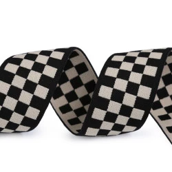 Banda elastica moale latime 40 mm - Negru (1 Metru)