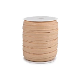 Banda elastica cu silicon  12 mm - Bej (1 Metru)