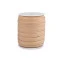 Banda elastica cu silicon  12 mm - Bej (1 Metru)