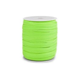 Banda elastica cu silicon  12 mm - Verde neon (1 Metru)
