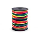 Snur elastic rotund curcubeu ø3 mm moale - Multicolor (1 Metru)