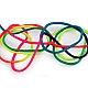 Snur elastic rotund curcubeu ø3 mm moale - Multicolor (1 Metru)