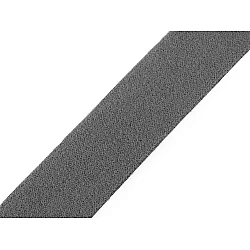 Elastic cu două fețe moale lățime 40 mm - Gri neutral (1 Metru)
