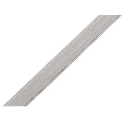 Banda elastica cu silicon 10mm - Gri deschis (10 Metri)