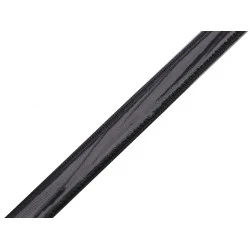 Banda elastica cu silicon 10mm - Negru (45 Metri)