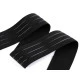 Banda elastica cu silicon  latime 50 mm - Negru (1 Metru)