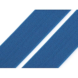 Elastic țesut moale lățime 25 mm - Albastru delta (1 Metru)