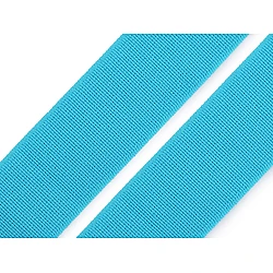 Elastic țesut moale lățime 25 mm - Albastru azur (1 Metru)