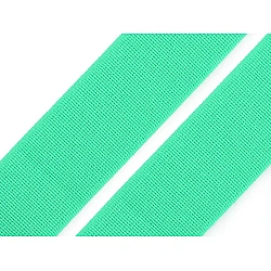 Elastic țesut moale lățime 25 mm - Verde mentă (1 Metru)