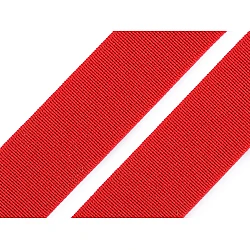 Elastic țesut moale lățime 25 mm - Roșu (20 Metri)