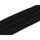 Elastic bretele / curele extra puternic lățime 25 mm - Negru (1 Metru)