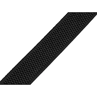 Banda elastica 25 mm - Negru (1 Metru)