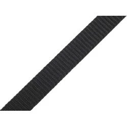 Chingă polipropilenă, lățime 10 mm - Negru (100 Metri)