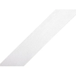 Chingă bumbac, lățime 25 mm - Alb (25 Metri)