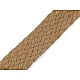 Chingă de iută împletită, lățime 35 mm - Ecru natural (1 Metru)