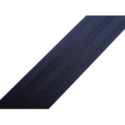Chingă neteda dublă față, lățime 50 mm - Albastru închis (1 Metru)