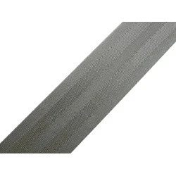 Chingă neteda dublă față, lățime 50 mm - Gri neutral (1 Metru)