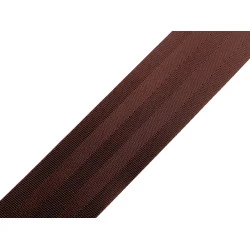 Chingă neteda dublă față, lățime 50 mm - Maro (1 Metru)