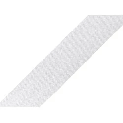Chingă neteda dublă față, lățime 38 mm - Alb (1 Metru)